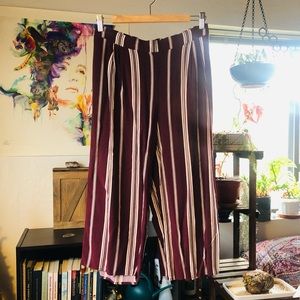Wild Fable Cropped Flowy Striped Pants